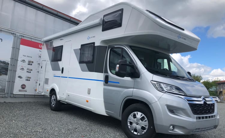 A70 DK – Camper SunLiving A70 DK Alkoven #Familievakantie