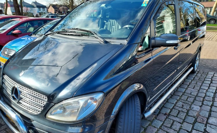 Zelfbouw Mercedes Viano automaat met hefdak