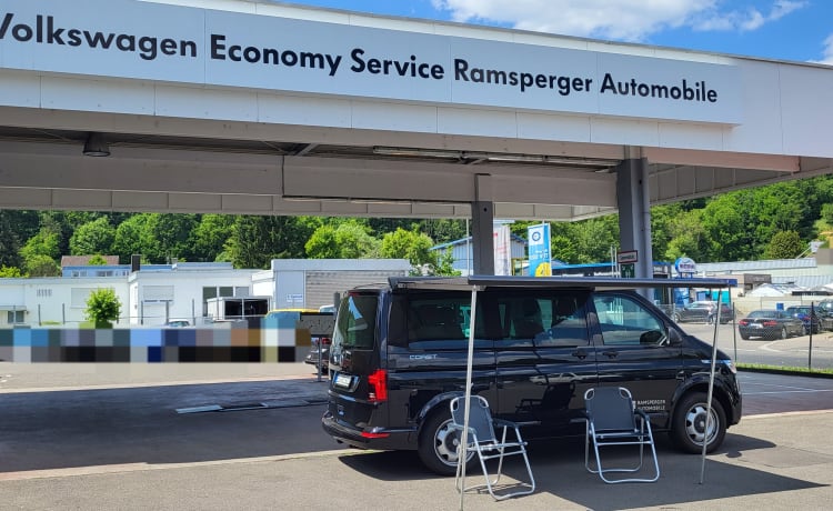 VW California 6.1 Coast pop-up dak hulpverwarming buitendouche