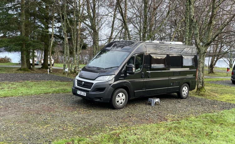 Tony – AUTOTRAIL 67 perfect for couples. Can sleep 4 with driveaway tent.