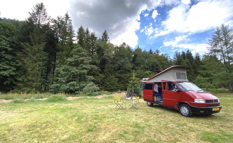 Tough VW T4 California bus ready for adventure!