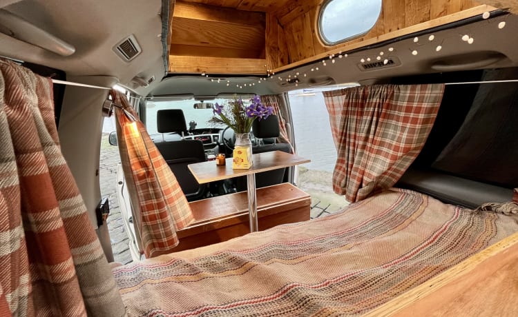 Gracie – verwarmd off-grid - rustiek - schattige camper