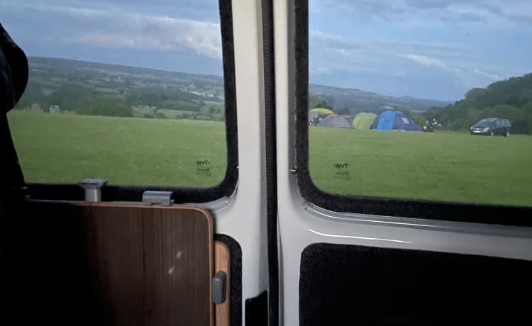 VW Campervan with PopTop in Dorset