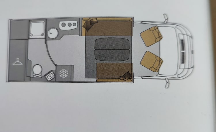 NoWiMobil – Teilinteriert Mooveo TEI 70 DH