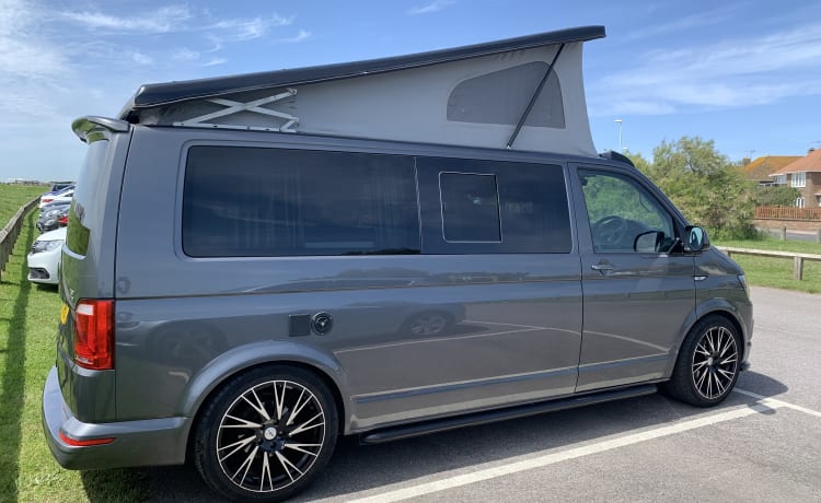 VW-camper - T6/lange wielbasis/achterklep