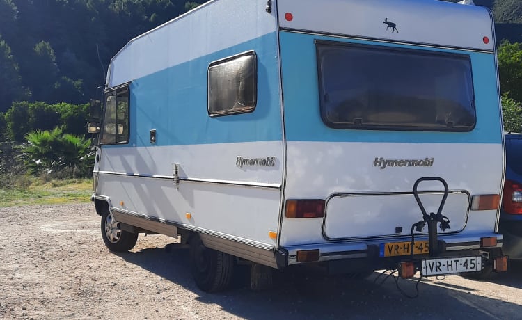 nice super cozy Hymer vintage camper