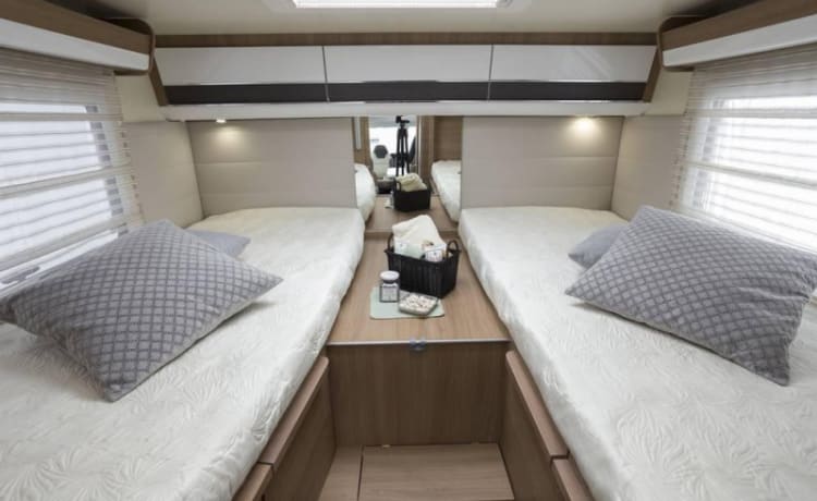 ✅ Luxe comfortabele 5-pers. familie camper