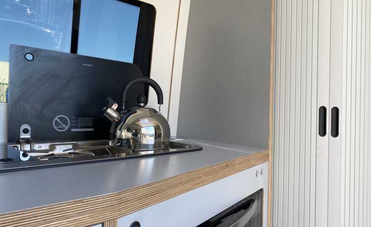 4 Berth VW Craftervan with Shower and Loo (Off Grid-able)