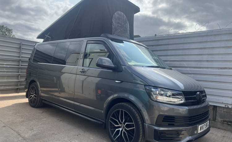 Birt  – 4 berth Volkswagen T6 Lwb campervan pop top from 2017