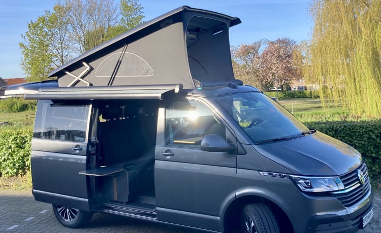 Pampus – Sportieve [2023] VW T6.1 SpaceCamper Aut. 5Persoons BusCamper 