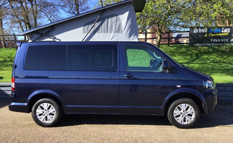 4 berth Volkswagen campervan from 2014