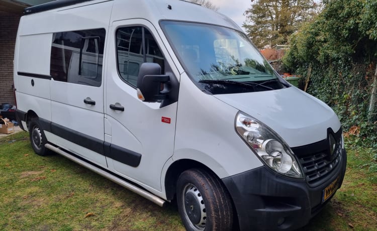 De EcoExpress – Nouveau en location : Camping-car de luxe hors réseau sans gaz