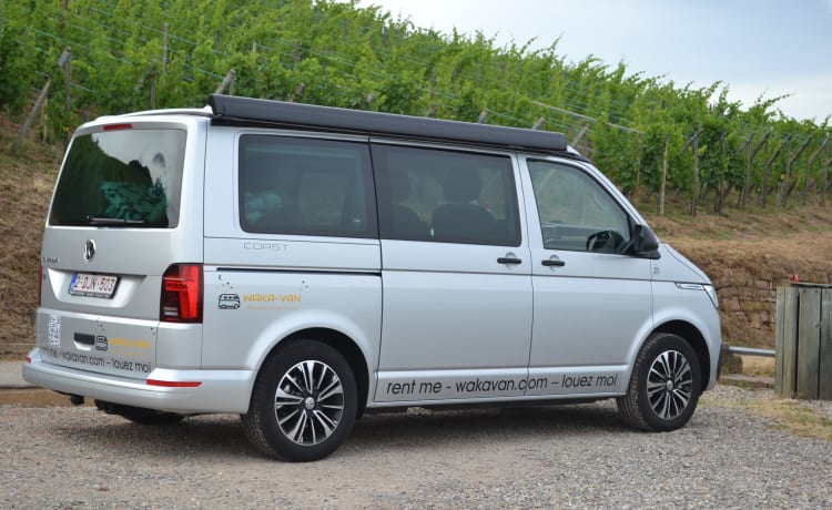 Cali-Waka – 4pers. Volkswagen California Coast Fourgon 2023