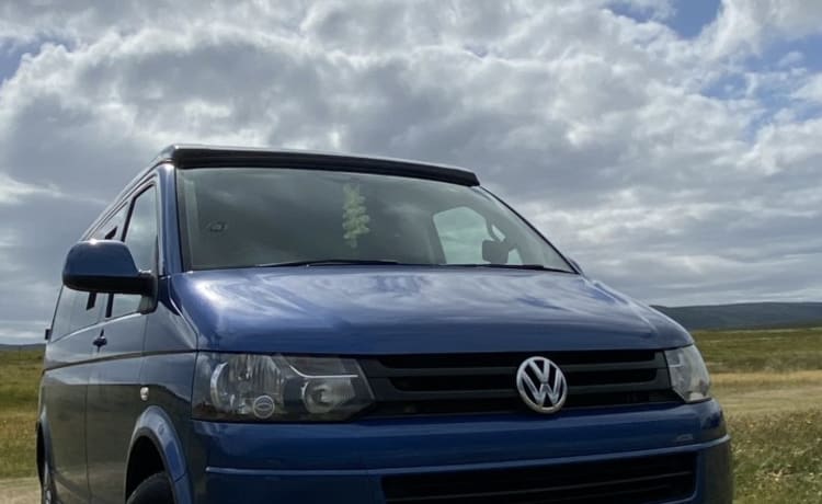 Blu – VW campervan INC VOLLEDIGE VERZEKERING!!