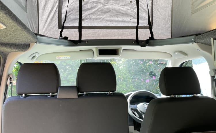 4 berth Volkswagen campervan from 2018