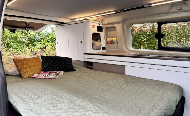 Camping-car (2 à 4p) avec porte-vélos (Ford Transit Bürstner Copa 500) 