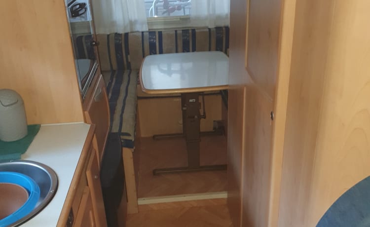 6 person McLouis 690 motorhome with alcove