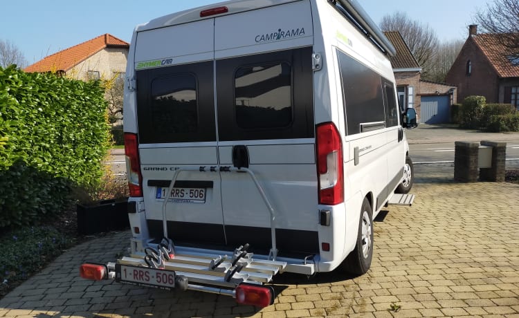 Autobus camper, ideale per vacanze in bicicletta