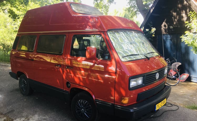 Ruime Retro Volkswagen T3 van alle gemakken voorzien