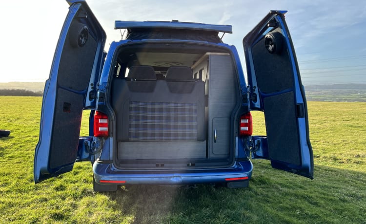 Charlie – Newly converted VW  automatic long wheelbase camper 