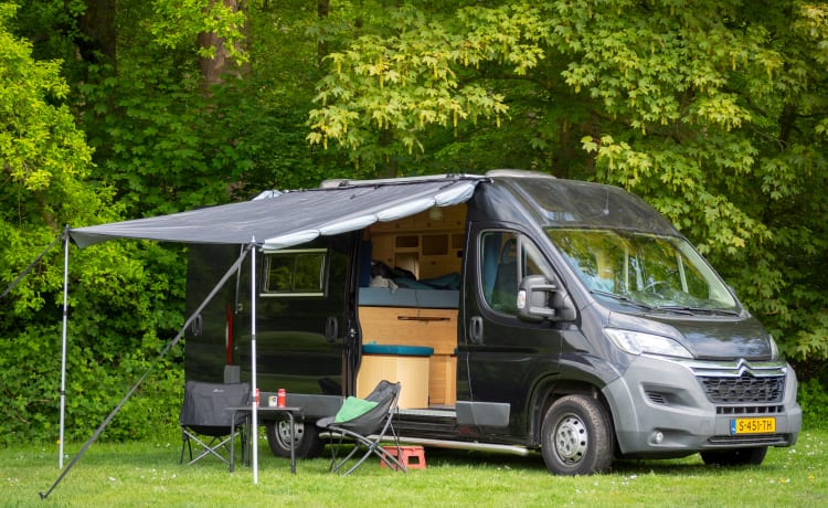 Two-person Citroen self-build camper