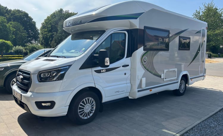 Prachtige recente 2p Chausson 640 automaat, semi-integrated uit 2021