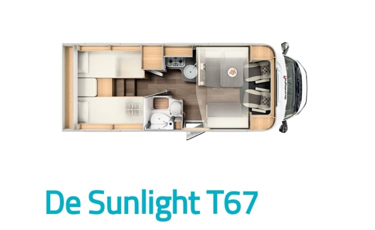 Sunlight T67 - Automaat - 4 personen