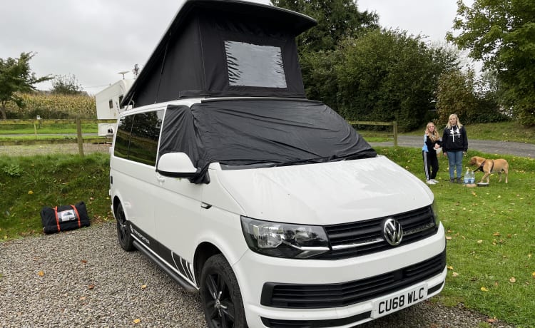 Barry – 4-persoons Volkswagen campervan uit 2018