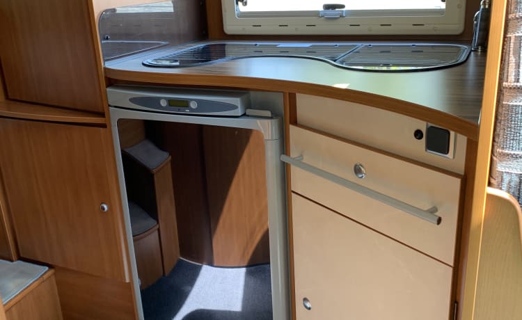 Atmospheric and complete Chausson motorhome for your journey with complete freedom