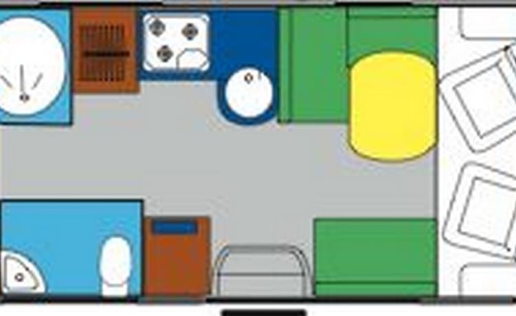 LUXURY camper with large space layout