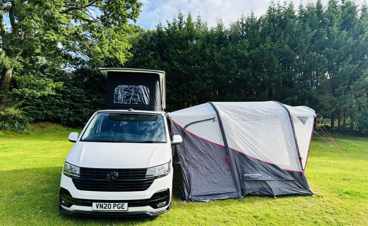 4 berth Volkswagen Transporter campervan from 2020