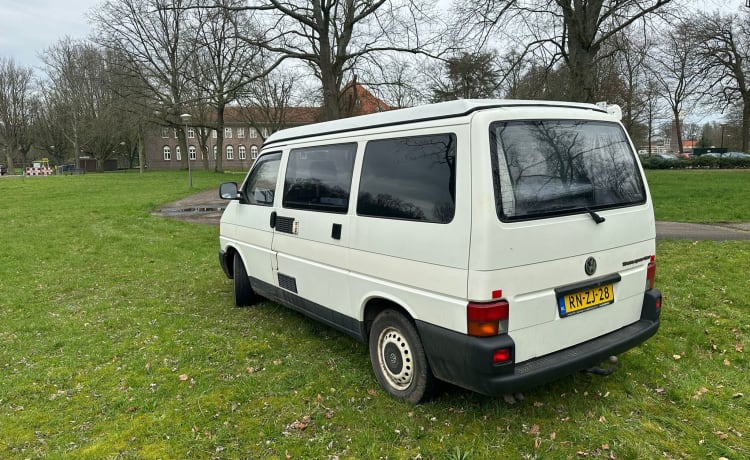 het witte schaap – 4p Volkswagen campervan uit 1997