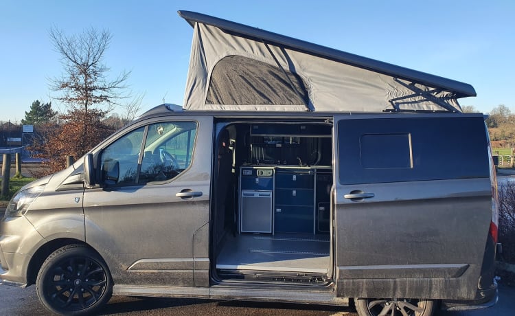 Harley – Ford Transit hybride personnalisé