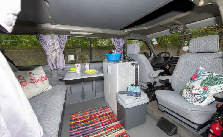 Tropical - Cozy and robust VW T4 multivan with sleeping roof