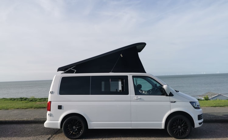 4-persoons Volkswagen campervan uit 2019