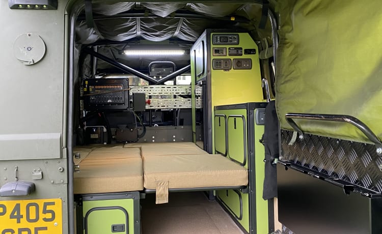 Wolf Defender camper – Land Rover-Abenteurer