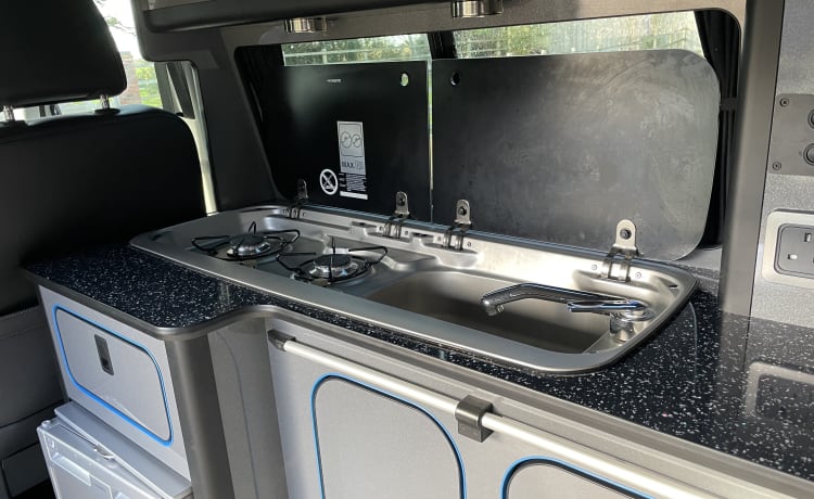 4 berth Volkswagen campervan from 2017