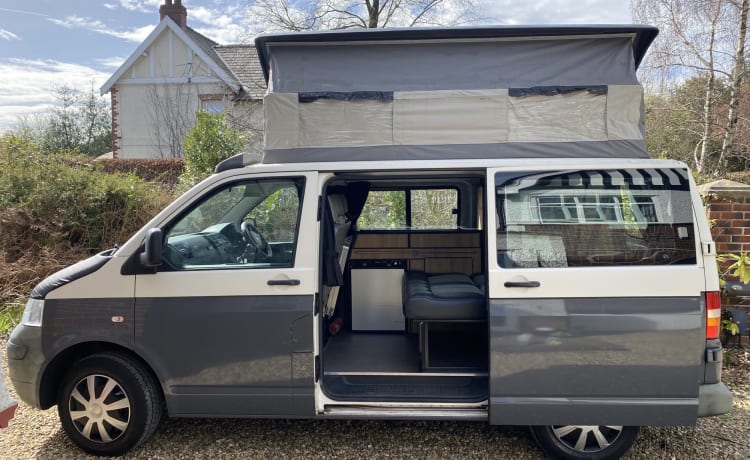 3 berth Volkswagen campervan from 2008