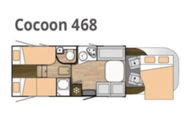 RILex – Neues (2023) Familien-Mobilheim für 4 Personen, Luxus-Benimar.