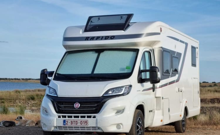 Wohnmobil Rapido. Geeignet für freies Camping