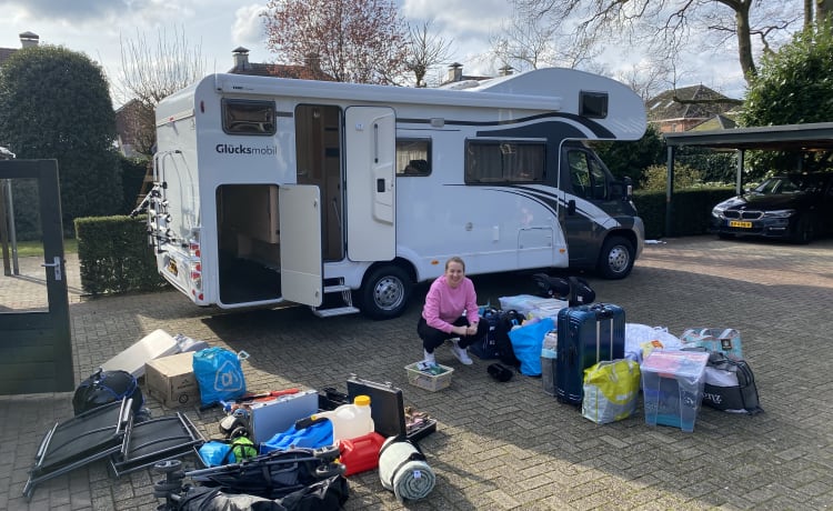 De Glucksmobil! – Alcova camper familiare per 6 persone