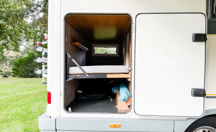 Perfekter Familiencamper mit Etagenbett