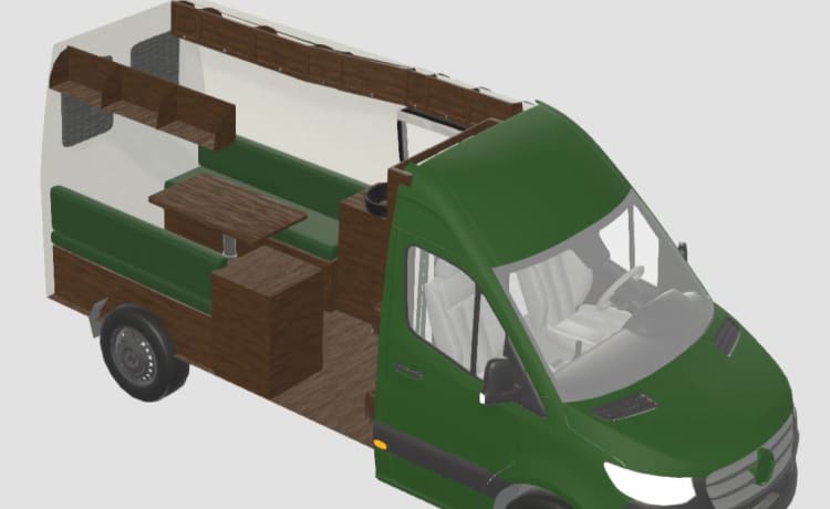 Odin – 2p Mercedes-Benz campervan from 2014