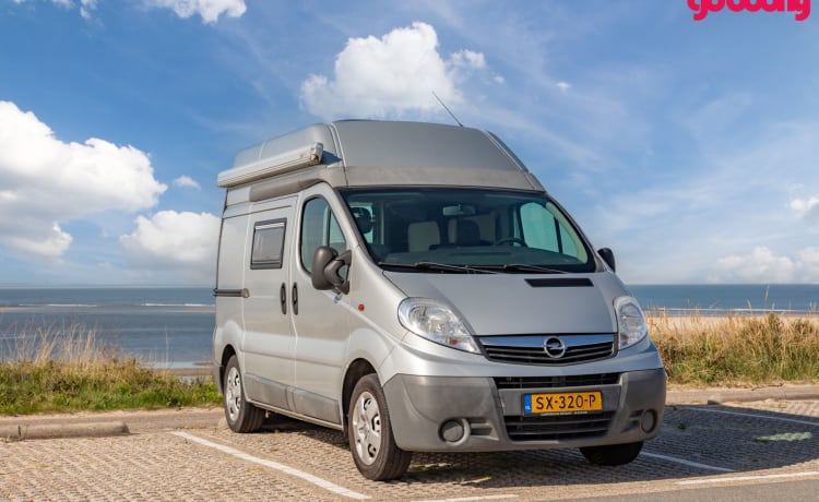 Beau camping-car compact de 2010