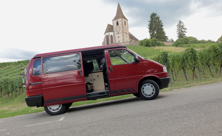 Tough VW T4 California bus ready for adventure!