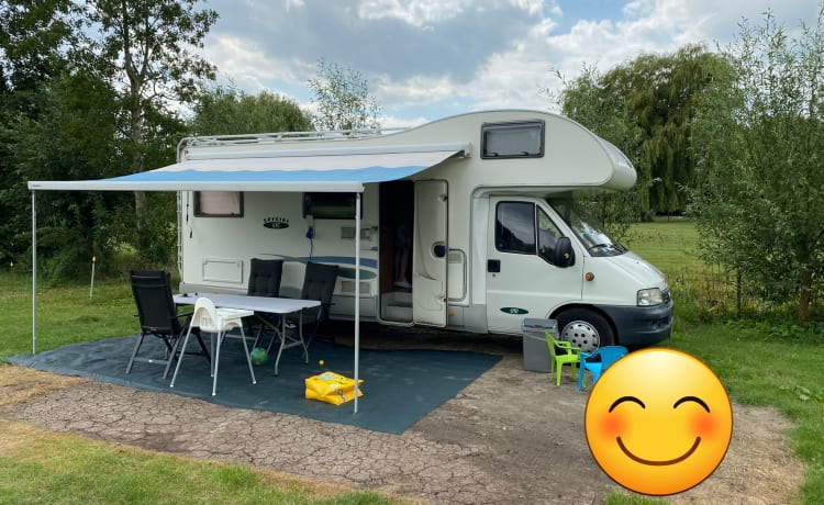 Gezins Camper 6p Fiat alkoof