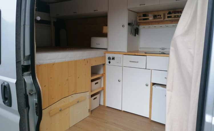 Willy – Eigen gebouwde Fiat Ducato camper