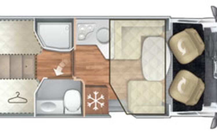 Neuf (2021) Kronos automatique 170cv - WIFI - Prêt à camper