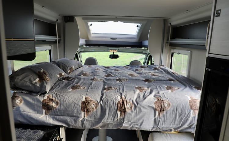 Morris the Motorhome – 5 berth Chausson semi-integrated from 2021