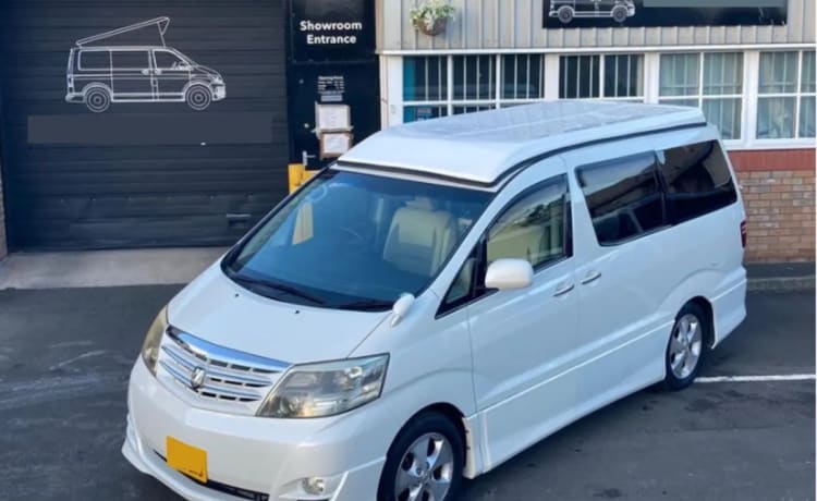 Luxueux camping-car Toyota Alphard